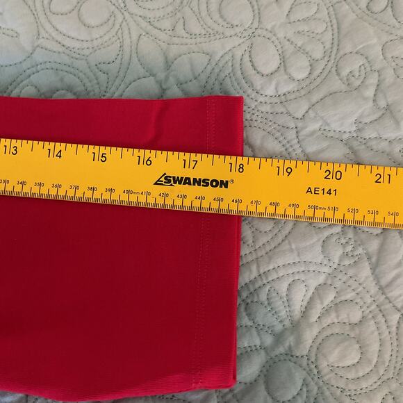 Karen Scott Womens Long Sleeve Crewneck Christmas Tee Beach Vibe Red 3X NWT - Picture 10 of 10